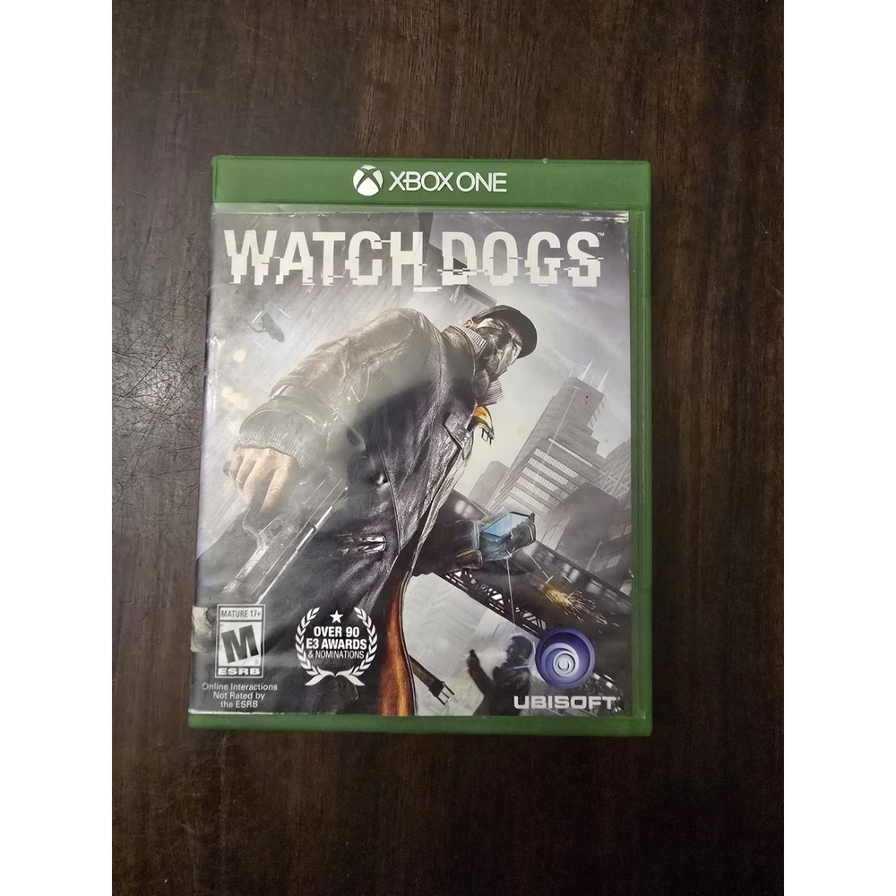 XBOX‎ ONE WATCH DOGS GAME DISC ACTION AND ADVENTURE